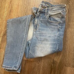 American Eagle Outfitters Women's Blue Skinny Jeans